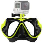 Water Sports Diving Equipment Diving Mask Swimming Glasses for GoPro Hero11 Black / HERO10 Black / HERO9 Black /HERO8 / HERO7 /6 /5 /5 Session /4 Session /4 /3+ /3 /2 /1, Insta360 ONE R, DJI Osmo Action and Other Action Cameras(Green)