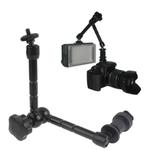11 inch Articulating Magic Arm for LCD Field Monitor / DSLR Camera / Video lights(Black)