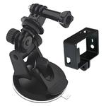 YKD -116 2 in 1 Suction Cup Mount + Frame Mount Set for GoPro HERO4 /3+ /3