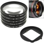 6 in 1 52mm Close-Up Lens Filter Macro Lens Filter + Filter Adapter Ring for GoPro HERO4 /3+, Xiaoyi Sport Camera and Other  Sport Cameras Dive Housing 