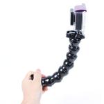 TMC HR127 7 Joint 360 Degrees Rotation Adjustable Neck for GoPro Hero11 Black / HERO10 Black /9 Black /8 Black /7 /6 /5 /5 Session /4 Session /4 /3+ /3 /2 /1, DJI Osmo Action and Other Action Cameras Flex Clamp Mount(Black)