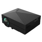 GM60 1000LM 800x480P LED Projector for Home Theater, Support HDMI / VGA / AV-in / SD / USB(Black)