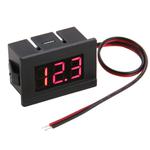 V33D 2 Wires Red Light Display Mini Digital Voltage Meter, Measure Voltage: DC 4.5-120V