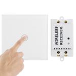 1 Way Wireless Remote Control Light Touch Switch, Spectrum: 433.92MHz, Remote Control Distance: 30m(White)