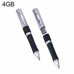 2 in 1 Pen Style USB Flash Disk, Black (4GB)