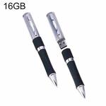 2 in 1 Pen Style USB Flash Disk, Black (16GB)(Black)