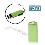 Mini Rotatable USB Flash Disk (32GB), Green
