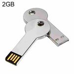 Metal Series Mini USB 2.0 Flash Disk with Keychain (2GB)