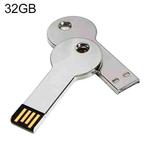 Silver Metal Key Style USB 2.0 Flash Disk (32GB)(Silver)(Silver)