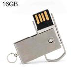 16GB Metal Series Push-pull Style USB 2.0 Flash Disk(Silver)(Silver)