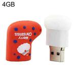 4GB Christmas Stocking Style USB 2.0 Silicone Material Flash Disk