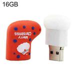 16GB Christmas Stocking Style USB 2.0 Silicone Material Flash Disk