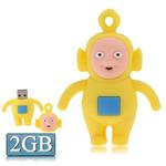 Teletubbies Shape Cartoon Silicone USB Flash Disk, Yellow (2GB)