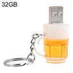 Beer Keychain Style USB Flash Disk with 32GB Memory