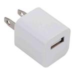 A2165 5V 1A Single USB Interface Mini Travel Charger, US Plug(White)