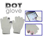 Dot Gloves of touch screen for iPhone 5, iPhone 4 & 4S, iPhone 3G/3GS, iPhone, iPad, BlackBerry(White)