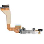 Original Tail Connector Charger Flex Cable for iPhone 4(White)