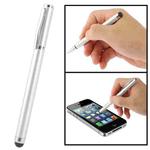 2 in 1 Stylus Touch Pen + Ball Pen, For iPhone 5 / iPhone 4 & 4S / 3GS / 3G / iPad mini / mini 2 Retina / New iPad / iPad 2 / iPad / All Capacitive Screen Products(Silver)
