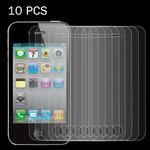 10 PCS 0.26mm 9H Surface Hardness 2.5D Explosion-proof Tempered Glass Screen Film for iPhone 4 & 4S