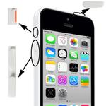 3 in 1 Mute Button + Power Button + Volume Button for iPhone 5C(White)