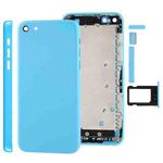 Full Housing  Chassis / Back Cover with Mounting Plate & Mute Button + Power Button + Volume Button + Nano SIM Card Tray for iPhone 5C