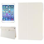 Litchi Texture Flip Leather Case with Holder & Sleep / Wake-up Function for iPad Air(White)