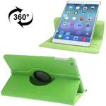 Litchi Texture 360 Degrees Rotation Leather Tablet Case with Holder for iPad Air / Air 2 / iPad 9.7 2017 / iPad 9.7 2018(Green)