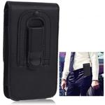 Leather Case with Clip for iPhone 5 & 5s & SE & SE (Black)