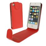 Soft Texture Up and Down Open Leather Case for iPhone 5 & 5s & SE & SE (Red)