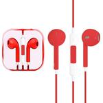 EarPods Wired Headphones Earbuds with Wired Control & Mic(Red)