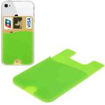 Smart Wallet Silicone Card Holder for iPhone Series(Green)