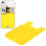 Smart Wallet Silicone Card Holder for iPhone Series(Yellow)