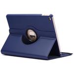 360 Degree Rotation Litchi Texture Flip Leather Case with 2 Gears Holder for iPad Air 2(Dark Blue)
