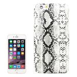 For iPhone 6 Snakeskin Pattern Paste Skin Hard Case(White)