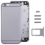 Full Assembly Housing Cover for iPhone 6, Including Back Cover & Card Tray & Volume Control Key & Power Button & Mute Switch Vibrator Key(Grey)