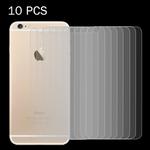10 PCS for iPhone 6 / 6S 0.26mm Explosion-proof Back Screen Protector Tempered Glass Film