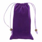 Universal Leisure Cotton Flock Cloth Carry Bag with Lanyard for iPhone 6 / Galaxy S6 / S5 / G900 / S IV / i9500 / SIII / i9300(Purple)