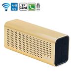 YM-308 Portable Rechargeable NFC Bluetooth Speaker, Support TF Card(Gold)