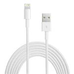 2m Super Quality Multiple Strands TPE Material USB Sync Data Charging Cable For iPhone, iPad, Compatible with up to iOS 15.5(White)