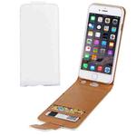 Litchi Texture Vertical Flip Leather Case with Card Slots for iPhone 6 & 6s(White)