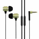 awei S10HI 3.5mm Plug Noodle Wire Style In-ear Stereo Earphone with Mic, For iPhone, Galaxy, Huawei, Xiaomi, LG, HTC and Other Smart Phones(Green)