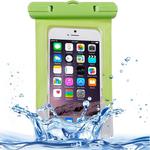 Transparent Waterproof Bag Protective Case with Lanyard for iPhone 6 & 6S / 5 / 5S / 5C(Green)