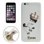 ENKAY Creative Character Pattern White TPU Protective Case for iPhone 6 & 6s