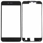 3 in 1 for iPhone 6s Plus (Front Screen Outer Glass Lens + Front Housing LCD Frame + Home Button)(Black)