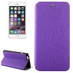 Denim Texture Horizontal Flip Leather Case with Holder for iPhone 6 Plus & 6S Plus(Purple)