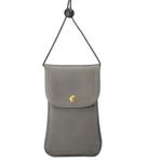 Universal Vertical PU Leather Case / Phone Leather Bag with String(Grey)