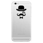 Hat-Prince Businessman Pattern Removable Decorative Skin Sticker for  iPhone 8 & 8 Plus,iPhone 7 & 7 Plus  , iPhone 6s & 6s Plus, iPhone 6 & 6 Plus