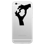 Hat-Prince Both Hands Pattern Removable Decorative Skin Sticker for  iPhone 8 & 8 Plus,iPhone 7 & 7 Plus  , iPhone 6s & 6s Plus, iPhone 6 & 6 Plus