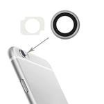 10 Pairs / Set Rear Camera Lens Ring + Flashlight Bracker for iPhone 6 Plus & 6s Plus(Silver)