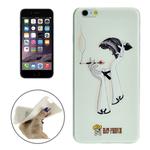 ENKAY Creative Character Pattern White TPU Protective Case for iPhone 6 Plus & 6s Plus